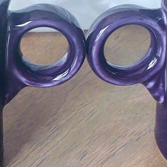 RETIRED FIESTA COLOR PLUM PAIR OF COFFEE MUGS - Picture 7 of 8